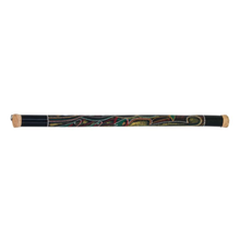 Load image into Gallery viewer, Pearl Bamboo Rainstick with Hand Painted Finish #693 Hidden Spirit.
